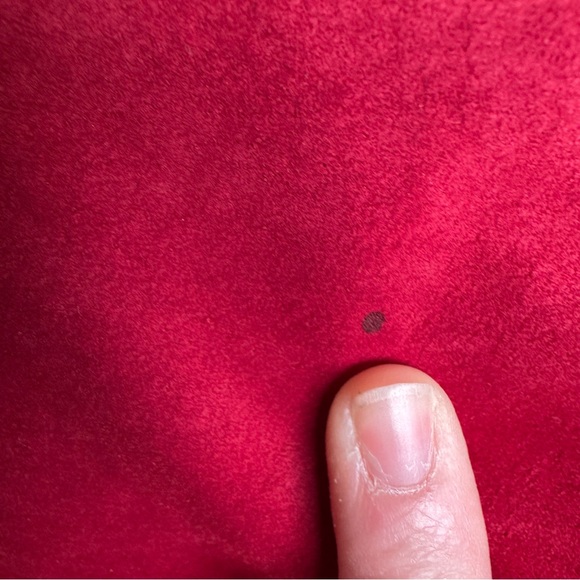 Denim & Co 90s/Y2K Red Suede Jakcet 1X - Picture 5 of 8